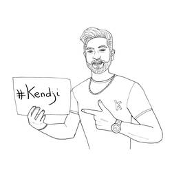 Dibujo para colorear: Kendji Girac (Personas Famosas) #191270 - Dibujos para Colorear e Imprimir Gratis