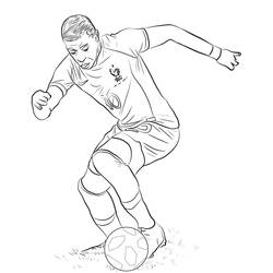 Dibujo para colorear: Kylian Mbappe (Personas Famosas) #174684 - Dibujos para Colorear e Imprimir Gratis