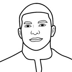 Dibujo para colorear: Kylian Mbappe (Personas Famosas) #174686 - Dibujos para Colorear e Imprimir Gratis
