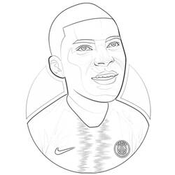 Dibujo para colorear: Kylian Mbappe (Personas Famosas) #174689 - Dibujos para Colorear e Imprimir Gratis