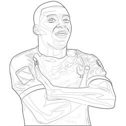 Dibujo para colorear: Kylian Mbappe (Personas Famosas) #174690 - Dibujos para Colorear e Imprimir Gratis