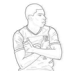 Dibujo para colorear: Kylian Mbappe (Personas Famosas) #174691 - Dibujos para Colorear e Imprimir Gratis