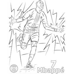 Dibujo para colorear: Kylian Mbappe (Personas Famosas) #174693 - Dibujos para Colorear e Imprimir Gratis