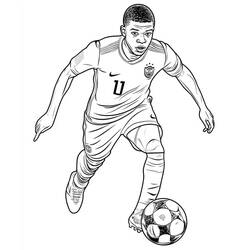 Dibujo para colorear: Kylian Mbappe (Personas Famosas) #218343 - Dibujos para Colorear e Imprimir Gratis