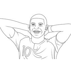 Dibujo para colorear: Kylian Mbappe (Personas Famosas) #218346 - Dibujos para Colorear e Imprimir Gratis