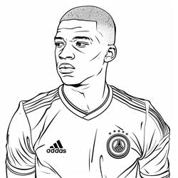 Dibujo para colorear: Kylian Mbappe (Personas Famosas) #218352 - Dibujos para Colorear e Imprimir Gratis