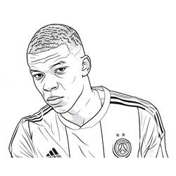 Dibujo para colorear: Kylian Mbappe (Personas Famosas) #218353 - Dibujos para Colorear e Imprimir Gratis