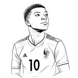 Dibujo para colorear: Kylian Mbappe (Personas Famosas) #218354 - Dibujos para Colorear e Imprimir Gratis
