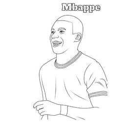 Dibujo para colorear: Kylian Mbappe (Personas Famosas) #218355 - Dibujos para Colorear e Imprimir Gratis
