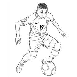 Dibujo para colorear: Kylian Mbappe (Personas Famosas) #218356 - Dibujos para Colorear e Imprimir Gratis