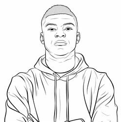 Dibujo para colorear: Kylian Mbappe (Personas Famosas) #218357 - Dibujos para Colorear e Imprimir Gratis