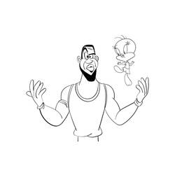 Dibujo para colorear: LeBron James (Personas Famosas) #219397 - Dibujos para Colorear e Imprimir Gratis