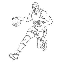 Dibujo para colorear: LeBron James (Personas Famosas) #219401 - Dibujos para Colorear e Imprimir Gratis