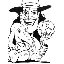 Dibujo para colorear: Michael Jackson (Personas Famosas) #212365 - Dibujos para Colorear e Imprimir Gratis
