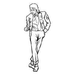 Dibujo para colorear: Michael Jackson (Personas Famosas) #212370 - Dibujos para Colorear e Imprimir Gratis
