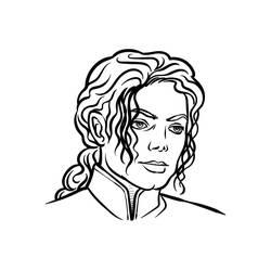 Dibujo para colorear: Michael Jackson (Personas Famosas) #212371 - Dibujos para Colorear e Imprimir Gratis