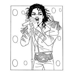 Dibujo para colorear: Michael Jackson (Personas Famosas) #212372 - Dibujos para Colorear e Imprimir Gratis