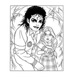 Dibujo para colorear: Michael Jackson (Personas Famosas) #212375 - Dibujos para Colorear e Imprimir Gratis