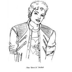 Dibujo para colorear: Michael Jackson (Personas Famosas) #212377 - Dibujos para Colorear e Imprimir Gratis