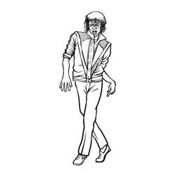 Dibujo para colorear: Michael Jackson (Personas Famosas) #212379 - Dibujos para Colorear e Imprimir Gratis