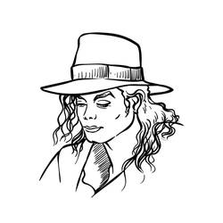 Dibujo para colorear: Michael Jackson (Personas Famosas) #212380 - Dibujos para Colorear e Imprimir Gratis