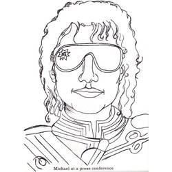 Dibujo para colorear: Michael Jackson (Personas Famosas) #212383 - Dibujos para Colorear e Imprimir Gratis