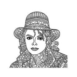 Dibujo para colorear: Michael Jackson (Personas Famosas) #212384 - Dibujos para Colorear e Imprimir Gratis