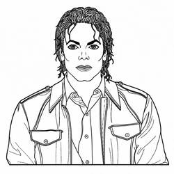 Dibujo para colorear: Michael Jackson (Personas Famosas) #212385 - Dibujos para Colorear e Imprimir Gratis