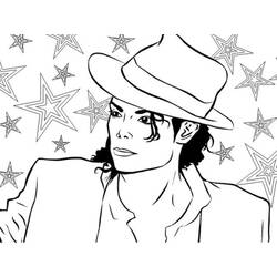 Dibujo para colorear: Michael Jackson (Personas Famosas) #212388 - Dibujos para Colorear e Imprimir Gratis