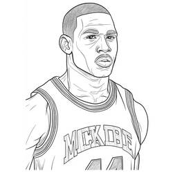 Dibujo para colorear: Michael Jordan (Personas Famosas) #217836 - Dibujos para Colorear e Imprimir Gratis