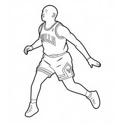 Dibujo para colorear: Michael Jordan (Personas Famosas) #217839 - Dibujos para Colorear e Imprimir Gratis