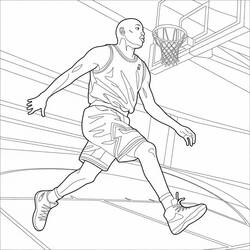 Dibujo para colorear: Michael Jordan (Personas Famosas) #217842 - Dibujos para Colorear e Imprimir Gratis