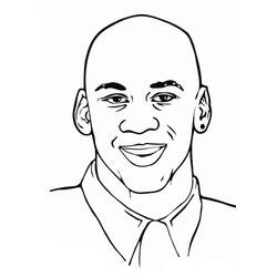 Dibujo para colorear: Michael Jordan (Personas Famosas) #217844 - Dibujos para Colorear e Imprimir Gratis