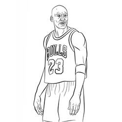 Dibujo para colorear: Michael Jordan (Personas Famosas) #217848 - Dibujos para Colorear e Imprimir Gratis