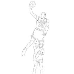 Dibujo para colorear: Michael Jordan (Personas Famosas) #217849 - Dibujos para Colorear e Imprimir Gratis