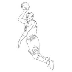 Dibujo para colorear: Michael Jordan (Personas Famosas) #217851 - Dibujos para Colorear e Imprimir Gratis