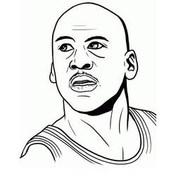 Dibujo para colorear: Michael Jordan (Personas Famosas) #217852 - Dibujos para Colorear e Imprimir Gratis
