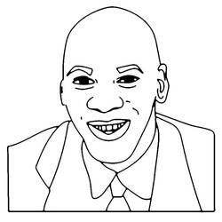 Dibujo para colorear: Michael Jordan (Personas Famosas) #217854 - Dibujos para Colorear e Imprimir Gratis