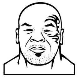 Dibujo para colorear: Mike Tyson (Personas Famosas) #174720 - Dibujos para Colorear e Imprimir Gratis