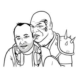 Dibujo para colorear: Mike Tyson (Personas Famosas) #174721 - Dibujos para Colorear e Imprimir Gratis