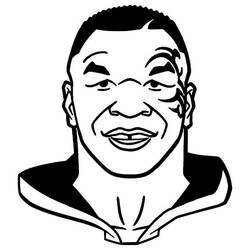 Dibujo para colorear: Mike Tyson (Personas Famosas) #174722 - Dibujos para Colorear e Imprimir Gratis