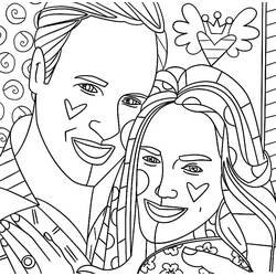 Dibujos para colorear: Romero Britto - Dibujos para Colorear e Imprimir Gratis