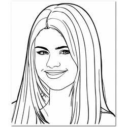Dibujo para colorear: Selena Gomez (Personas Famosas) #214835 - Dibujos para Colorear e Imprimir Gratis