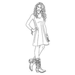 Dibujo para colorear: Taylor Swift (Personas Famosas) #208104 - Dibujos para Colorear e Imprimir Gratis