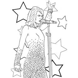 Dibujo para colorear: Taylor Swift (Personas Famosas) #208105 - Dibujos para Colorear e Imprimir Gratis