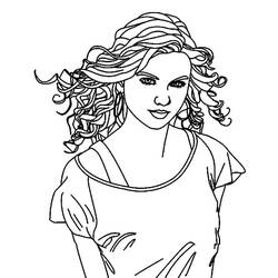 Dibujo para colorear: Taylor Swift (Personas Famosas) #208117 - Dibujos para Colorear e Imprimir Gratis