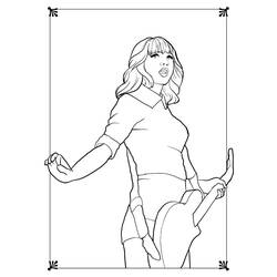 Dibujo para colorear: Taylor Swift (Personas Famosas) #208128 - Dibujos para Colorear e Imprimir Gratis