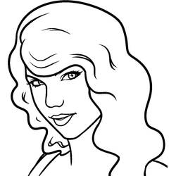 Dibujo para colorear: Taylor Swift (Personas Famosas) #208129 - Dibujos para Colorear e Imprimir Gratis