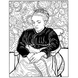 Dibujos para colorear: Vincent van Gogh - Dibujos para Colorear e Imprimir Gratis