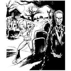 Dibujo para colorear: Buffy the vampire slayer (Programas de televisión) #152698 - Dibujos para colorear